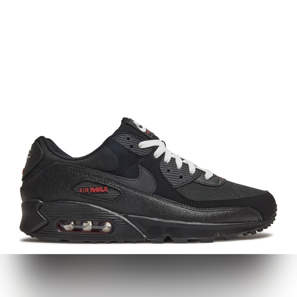 Men's Nike Air Max 90 "Bred" Sneakers - Picture 1 of 9